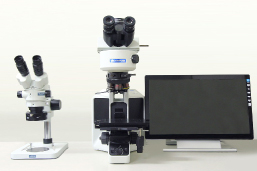 金属（光不透過性物質）の観察・検査が可能な金属顕微鏡